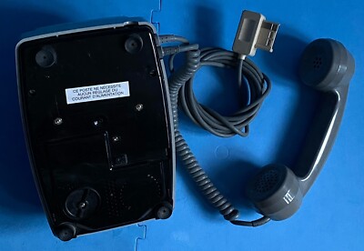 Téléphone Vintage Socotel S63 / Matra – Poste PTT Gris – Fabriqué En France