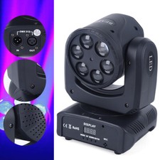 NEW 6 Bee Eyes LED Moving Head Stage Effect Light Party Bar Rotating Beam Light