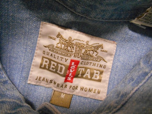 Levi's Western Red Tab Denim Langarmshirt Damen Medium neu mit Etikett Hongkong - Bild 9 von 13