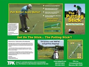 PUTTING STICK : MAKE MORE PUTTS (Made in Minnesota (TPK Golf)