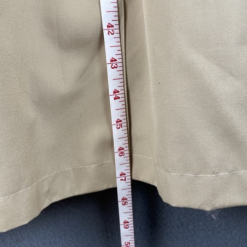 VTG Fur Lined Trench Coat Sz 12 Fox Tan Long Removable EUC - Picture 11 of 15