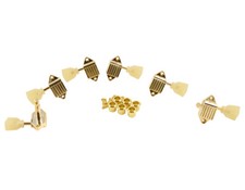 KLUSON WAFFLEBACK 3 3 Gold Pearl Keystone button tuners 54-58 Les Paul KVDW-3-G