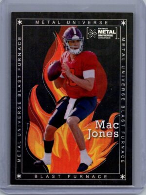 2021 SkyBox Metal Universe Champions #BF-13 Mac Jones Blast Furnace