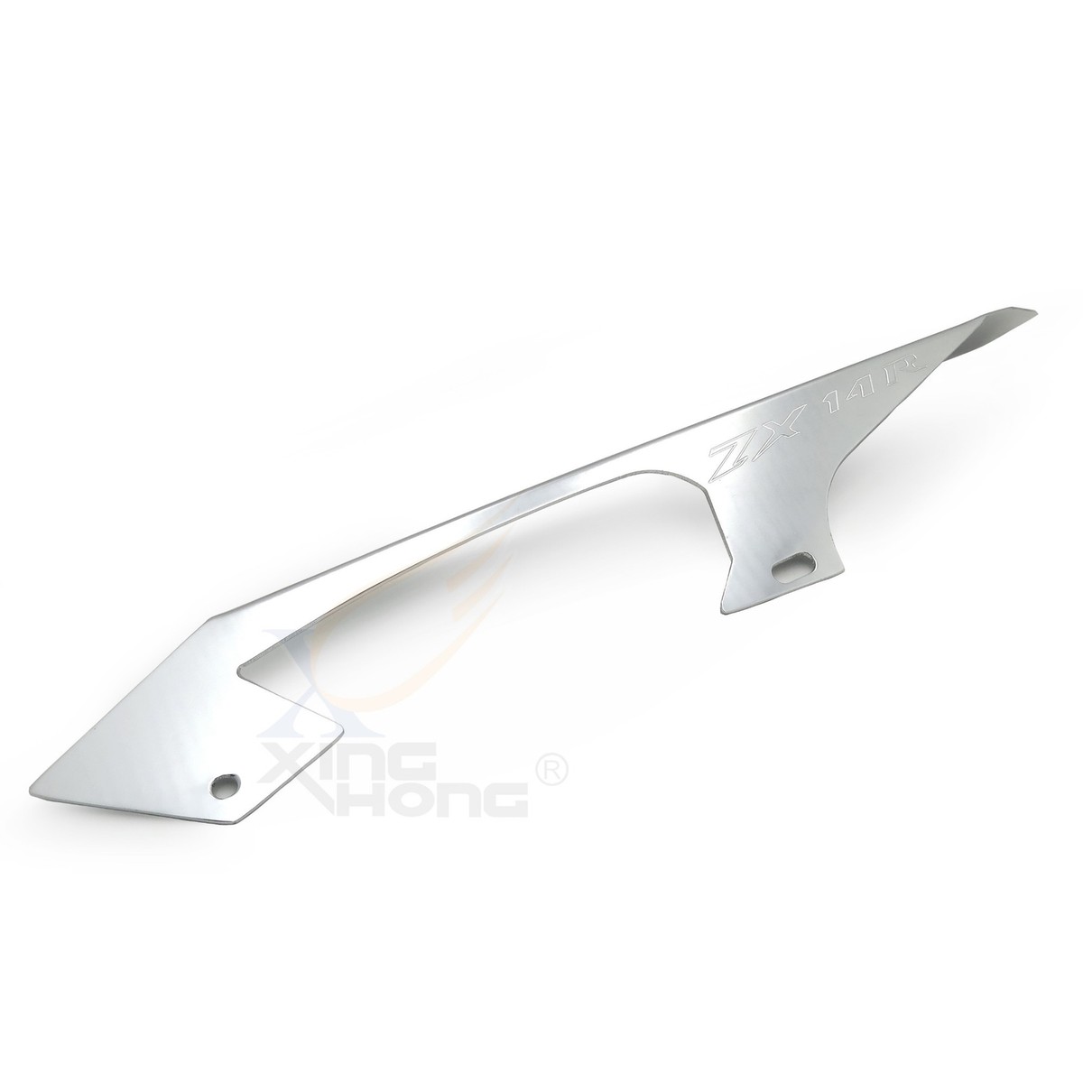 Silverアクセサリー Motorcycle Silver Chain Guards Cover for 06-19 Kawasaki ZX-14 ZX