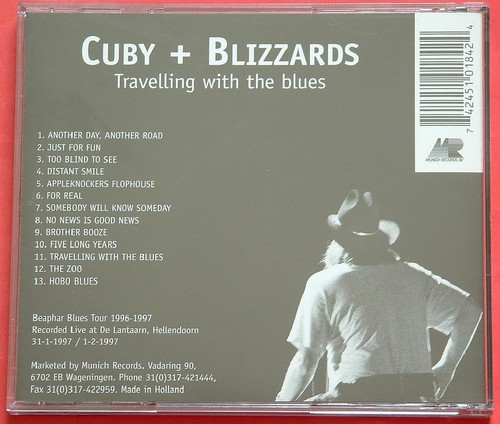 Cuby + Blizzards -Travelling With The Blues (Munich - MRCD 184) - Very Rare ! - Picture 3 of 3