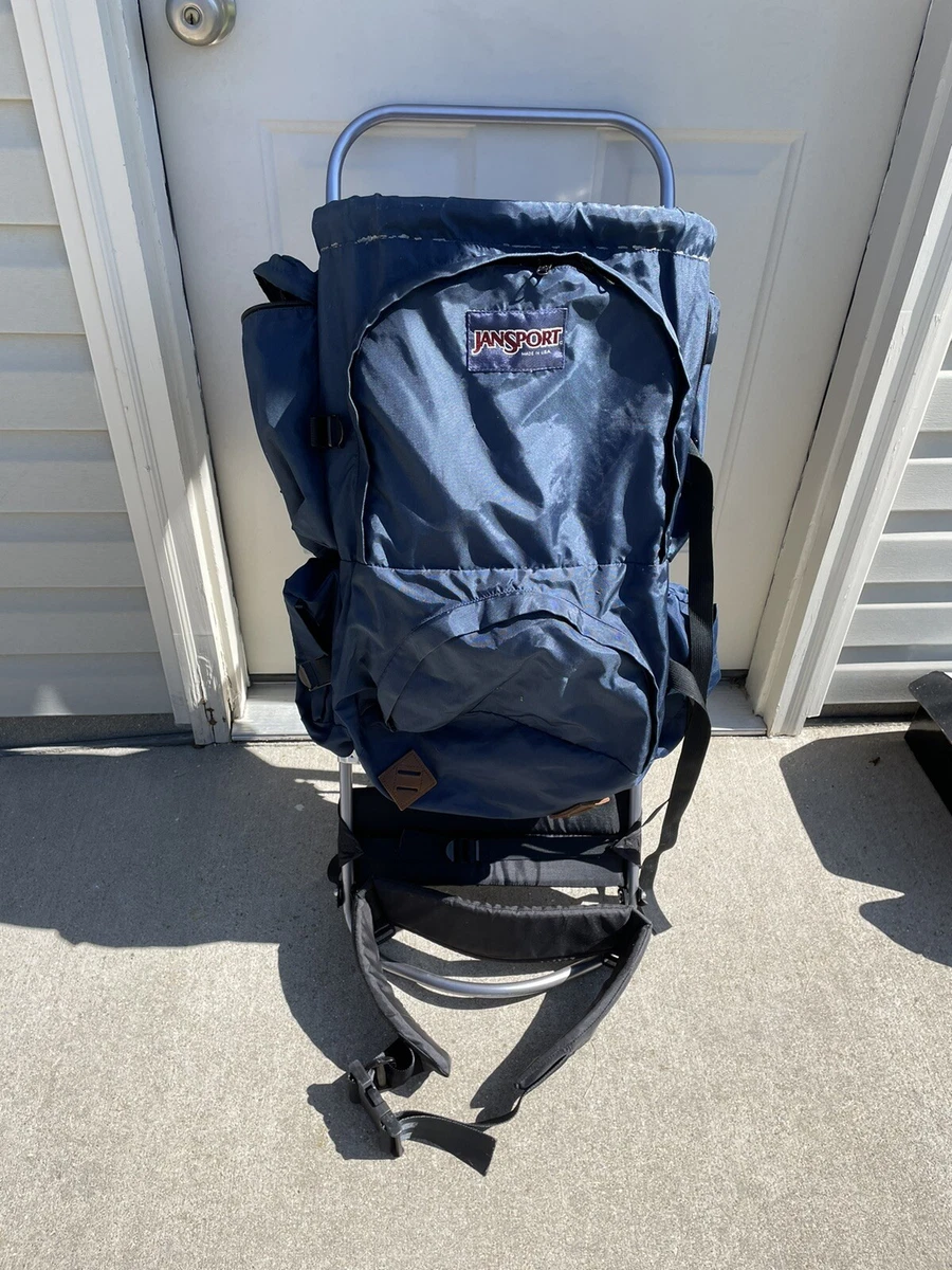 Vintage Jansport External Frame Backpack Hip Wings Hiking, 53 OFF