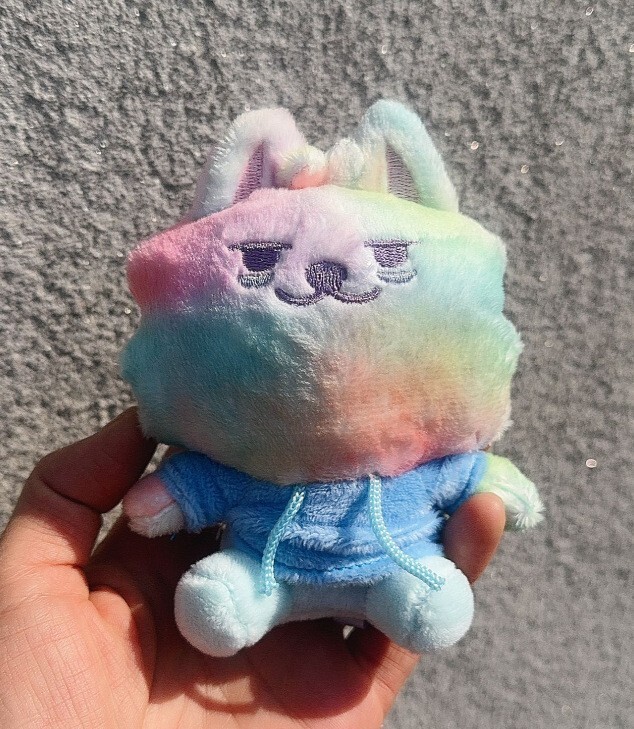 TXT PPULBATU X SANCTUARY RAINBOW PLUSH Doll KEYRING Soobin
