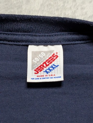 T-shirt vintage 1993 Over The Hill Jerzees 2XL Spencer's Deadstock Funny Gag Tee - Photo 4/6