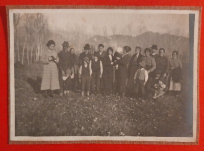 Photo Fotos Familie Im Land Panorama 1920 - 30 C. n°2 (F 25)