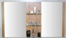 Double Oak Wall Mirror | H70cm x W123cm Landscape