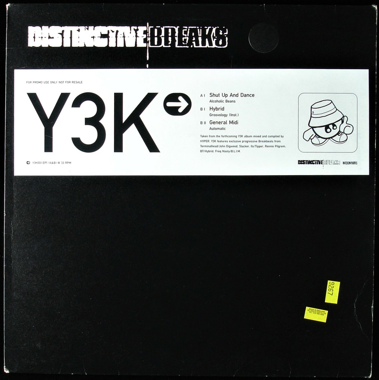 Y3K "DEEP PROGRESSIVE BREAKS EP1" 2000 VINYL 12" EP PROMO BREAKS UK ~RARE~  HTF | eBay
