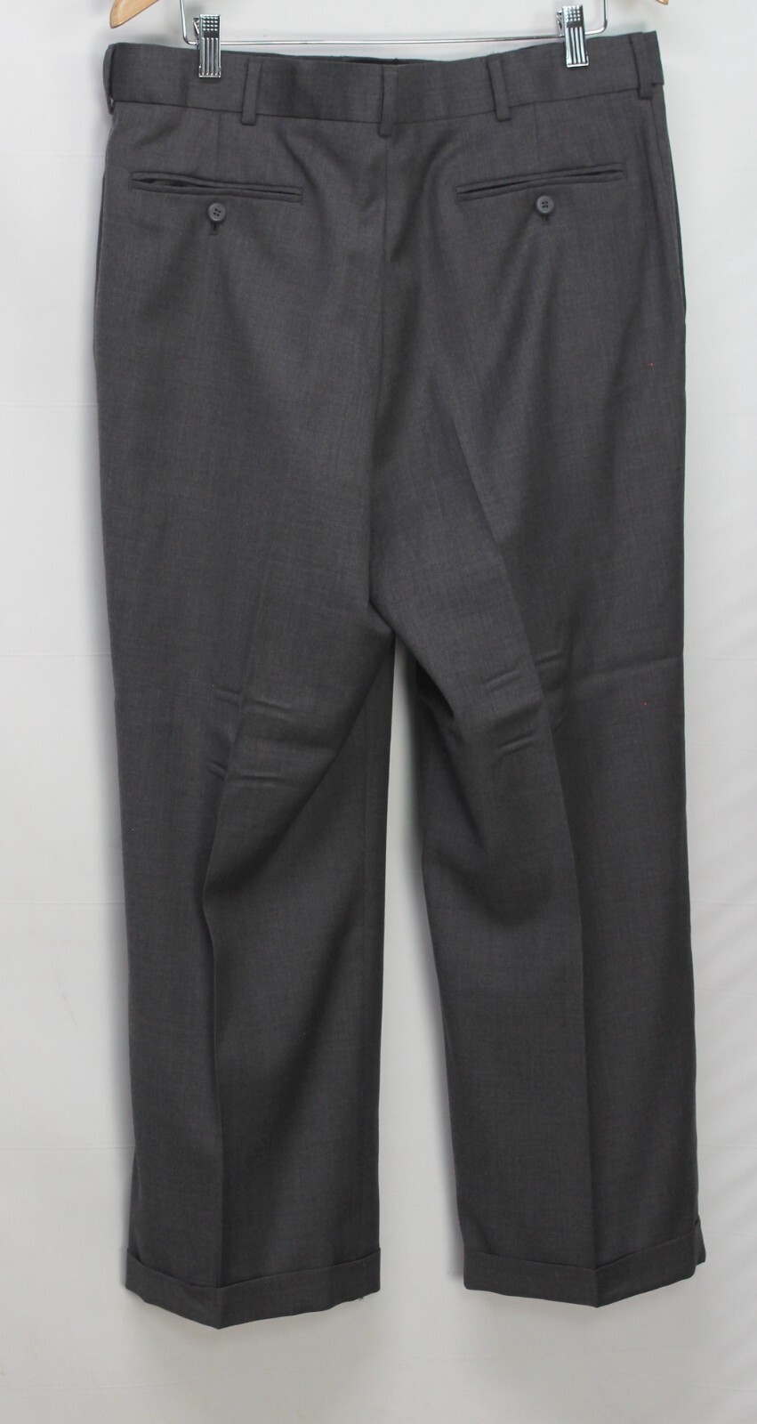 Stafford Men's Pleated Dress Pants Gray Size 36x29 eBay