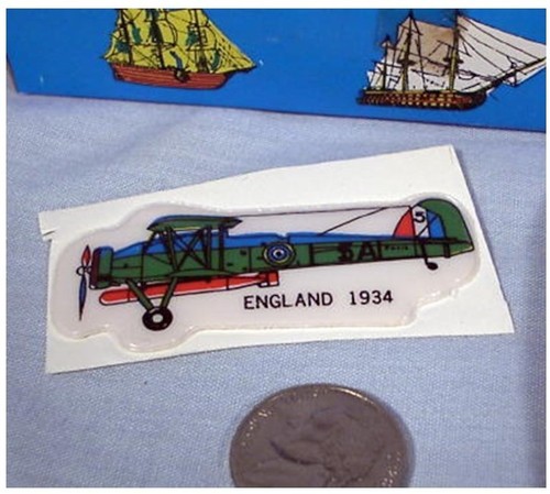1970s Display 10¢ Dime Store Novelty Old Trains, Planes, Cars ~ ½ Gross Stickers - Picture 2 of 3