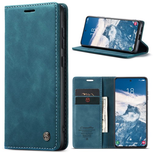 Funda billetera con soporte abatible de cuero ultra cuero para Samsung Galaxy S24 S24+ Plus S24 - Imagen 14 de 15