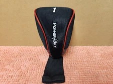 PowerBilt Golf #1 Driver HeadCover Golf Club Cover Driver Cover 13" Black/Red