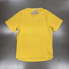 Nike Men's Dri-Fit Rise 365 Running Training Top Tee CJ5420-709 Vivid Sulfur L
