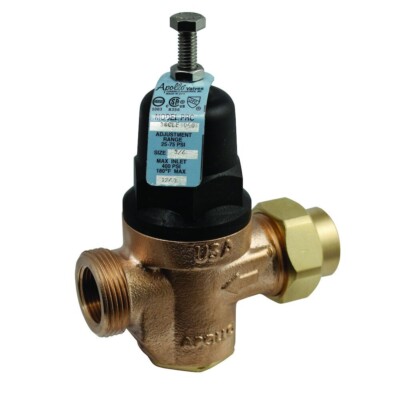 Apollo 3/4'' Pressure Reducing Valve 36CLF-104-01 Single Union 25-75 PSI