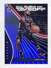 John Wall 2019-20 Panini Donruss Optic All Clear For Takeoff Blue /49 #5 Wizards