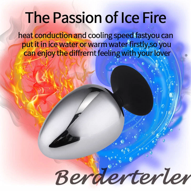 Enchufe anal de metal portátil con correa para cabeza de bala en dilatador grande juguetes sexuales Foto 3 de 4