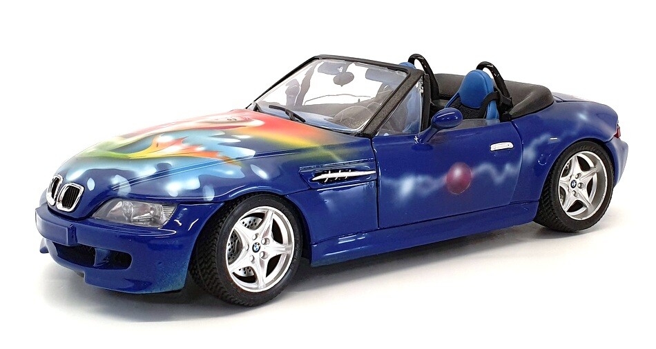 Burago 1/18 Scale Diecast 011121H - BMW M Roadster - Blue | eBay