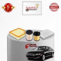 Set Service 4 Filter Volvo S80 Ii 2.0 D4 120KW 163CV Von 2010->