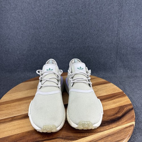 Adidas Originals NMD_R1 Low Running Shoes Beige Blue GW5680 Women's Size US 9 - Picture 3 of 11