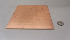 110 Copper Sheet 1/2 Hard H02 .080" Thick x 12.0" Wide x 12.0" Length