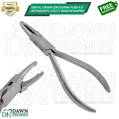 DAWNPROMED Dental Crown Contouring Plier 5.5" Orthodontic Utility Band Reshaping German Gr