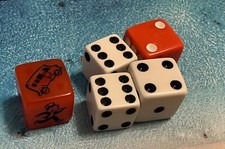 Monopoly Lot of Vintage/Current Dice Including Special Die