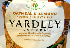 Yardley London Moisturizing Bath Bar Oatmeal Almond 4oz - 2 Bars