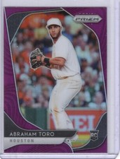 2020 Panini Prizm Purple Prizm RC #97 Abraham Toro Houston Astros