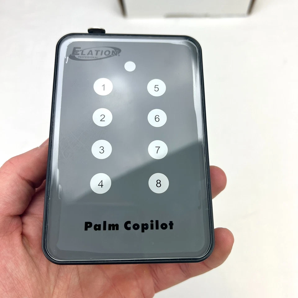 Elation PALM COPILOT 8-Channel DMX Controller w/ Power Cord in Box - Image 3 of 4