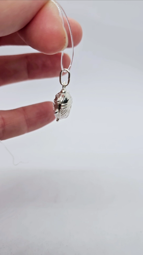 Colgante Ladybird de plata esterlina dama insecto escarabajo insecto dije joyería - Vídeo 1 de 1