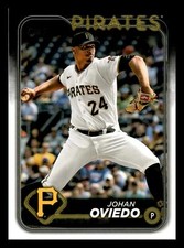 2024 Topps Johan Oviedo #65 Pittsburgh Pirates Series 1 Mint