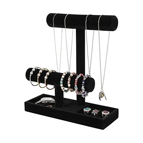 ByKen Multi Functional Necklace Holder Bracelet Holder Jewelry