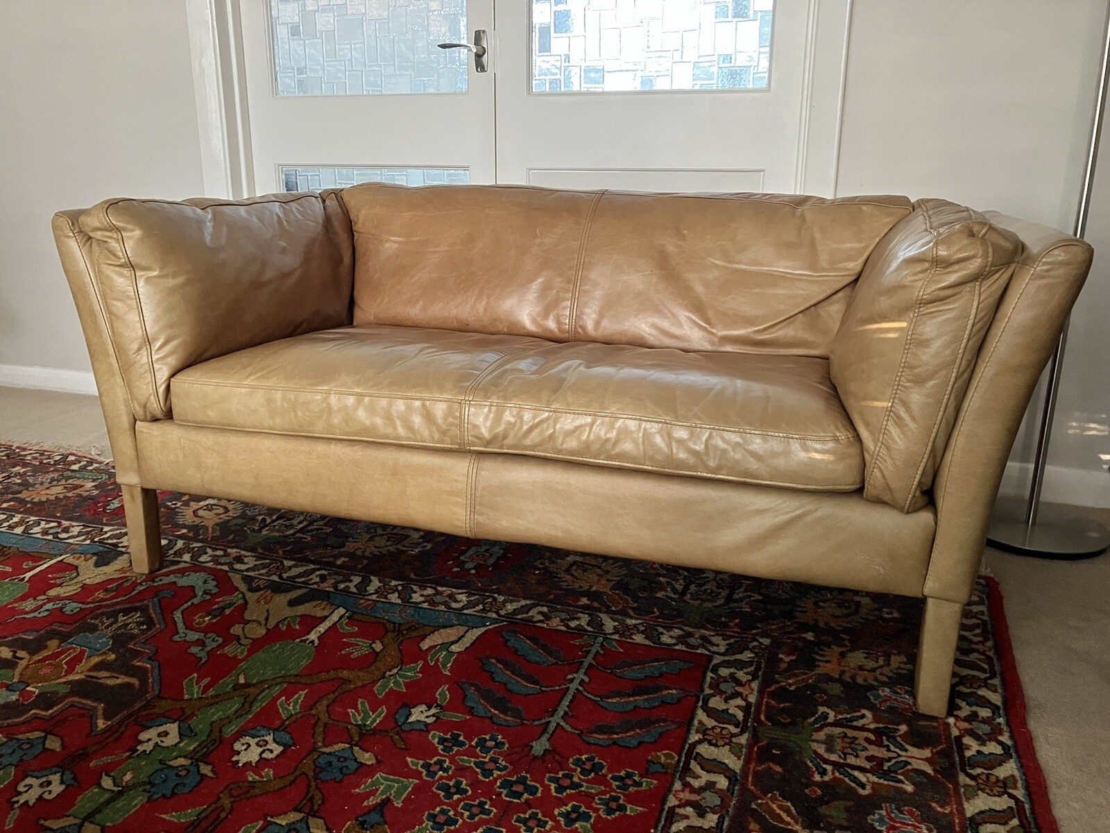 John Lewis Halo Groucho 2 Seater Leather Sofa. eBay