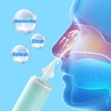 Nose Cleaner Nasal Irrigator Wash Needle Tube Avoid Allergic Rhinitis Sinusitis