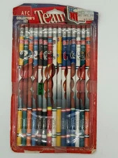 Vintage 1993 Empire Berol Team NFL AFC Collector's Set 15-Pack