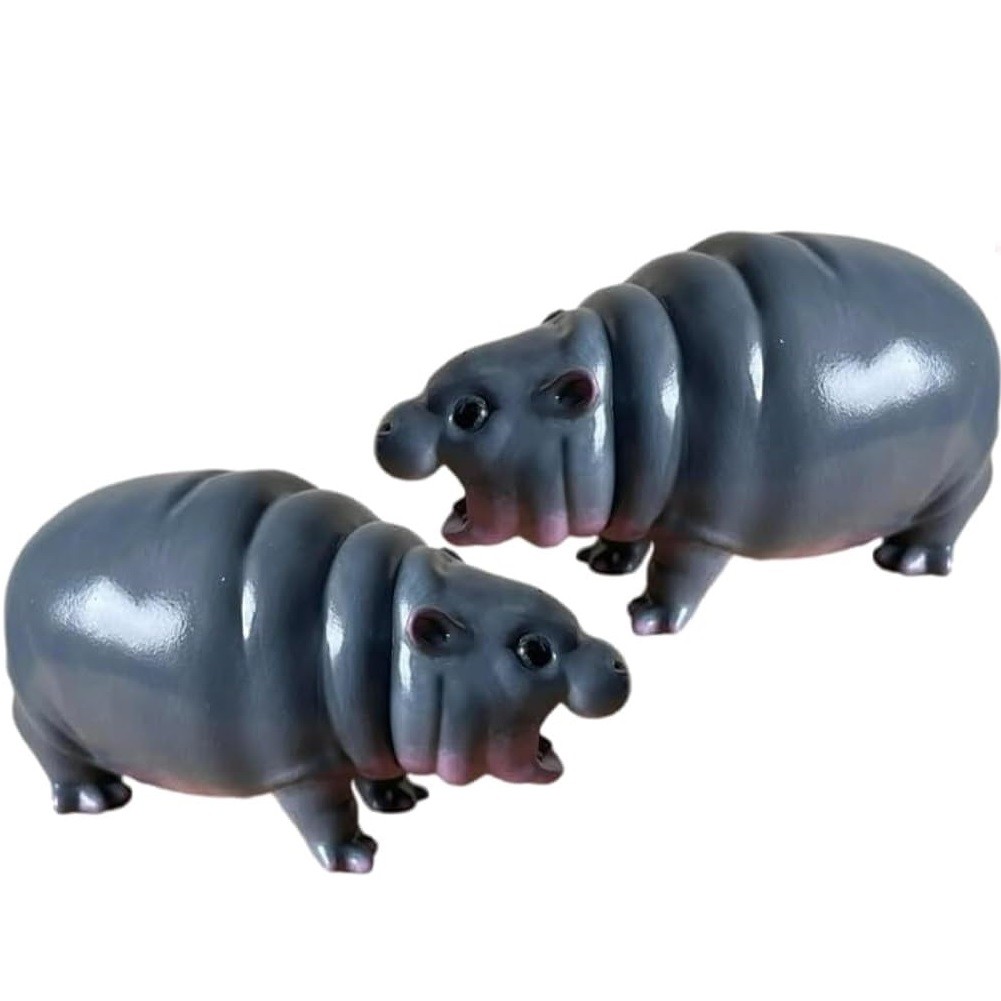 Moo Dengs , Moo Dengs Baby Pigmei Hippopotami da Collezione, per Bambi9239