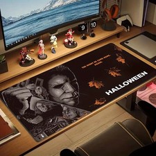 40 90cmLarge Halloween-Themed Mouse Pad with Michael Myers Design - Spooky Horro