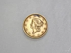 1853-P $1 LIBERTY HEAD ONE DOLLAR GOLD COIN