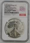 1776-2026 W  $1 American Silver Eagle NGC Unci  ENHANCED Privy MS70  Proof Label