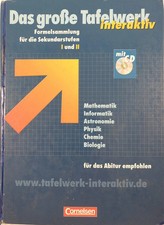 Cornelsen Tafelwerk interaktiv Formelsammlung Abitur Sek I+II CD-ROM