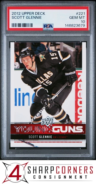 2012 Upper Deck #221 Scott Glennie RC Young Guns Stars Pop 6 PSA 10