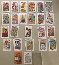 Vintage "Old Maid" Card Game 1988 Golden 4902-2 Complete 45 card Deck with Rules