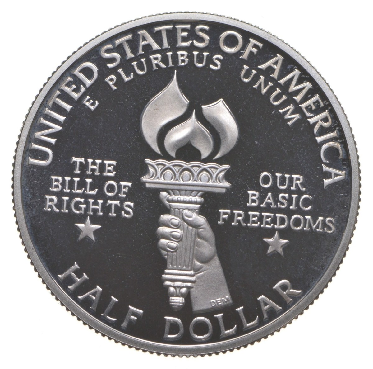 1993-S Proof Madison Bill of Rights Commemorative 90% Silver Half