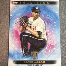 Topps 2024 Inception Jacob deGrom Texas Rangers #24 Base Set