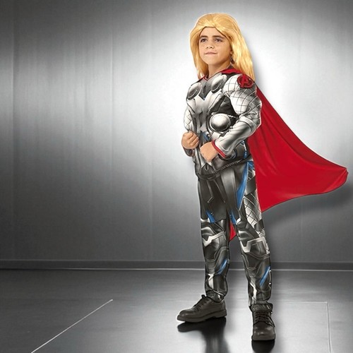 Kinder Jungen Marvel Deluxe Thor Avengers 2 Kostüm mit Cape Large 12-14