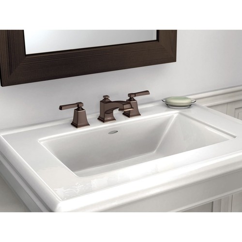 Moen TV6220 Boardwalk 1.2 GPM Widespread Bathroom Faucet - Bronze - Bild 4 von 8