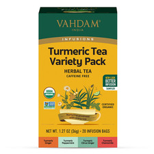 Vahdam India Infusions Turmeric Tea Variety Pack Herbal Tea
